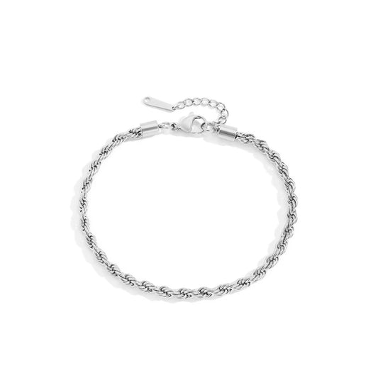 Seil Armband - Edelstahl 4MM