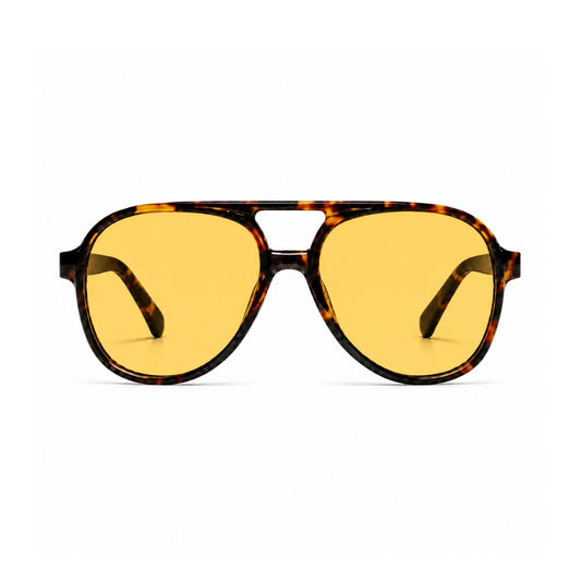 Sarena Sonnenbrille - Leopard Gelb