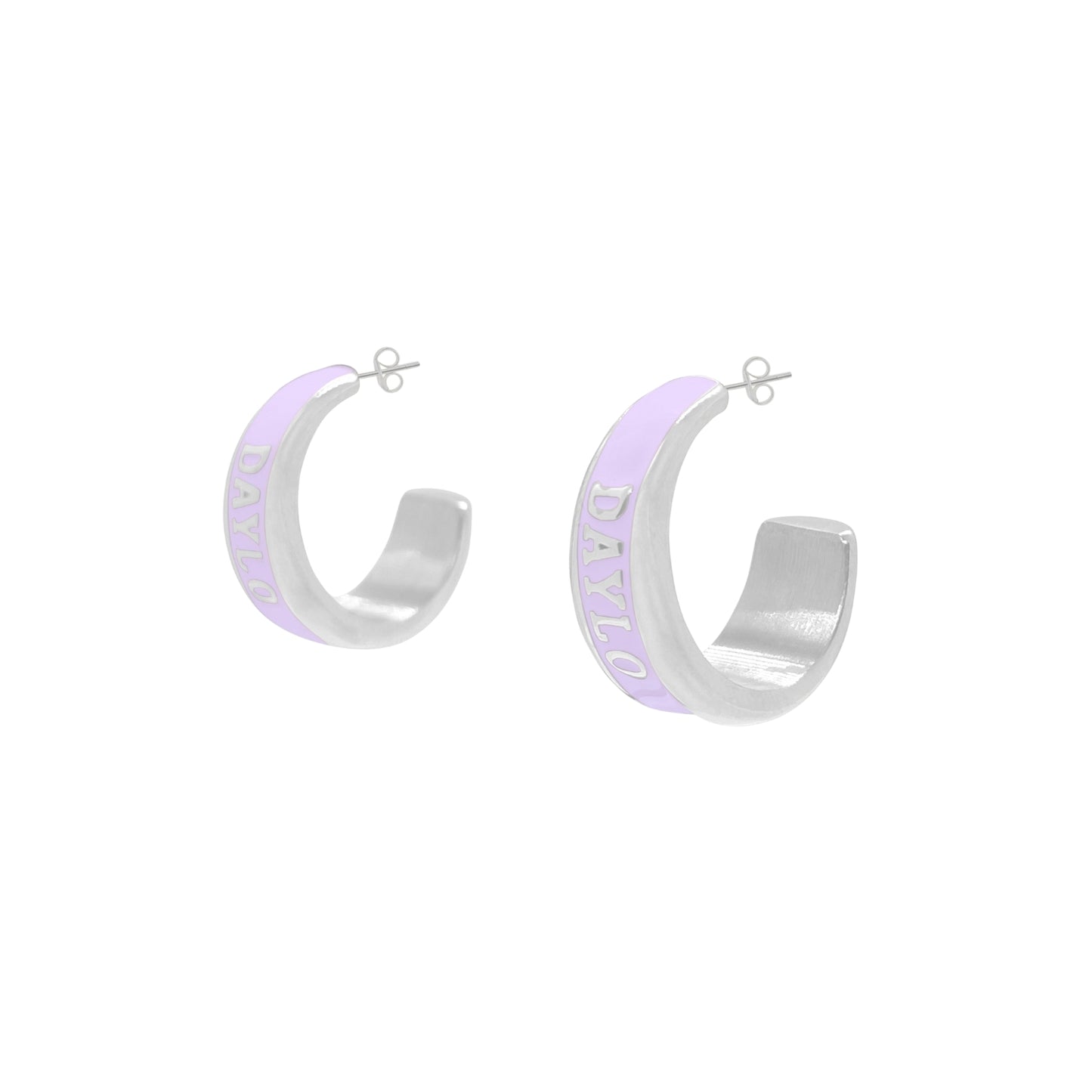 Hoops - Zilver/Paars