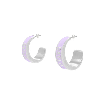Hoops - Zilver/Paars