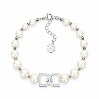 DD Perlenarmband - Silber