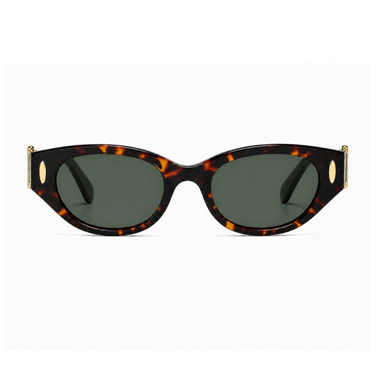 DD Sonnenbrille - Leopard Grün
