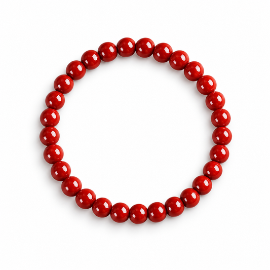 Rubi Perlenarmband – Rot / 10MM