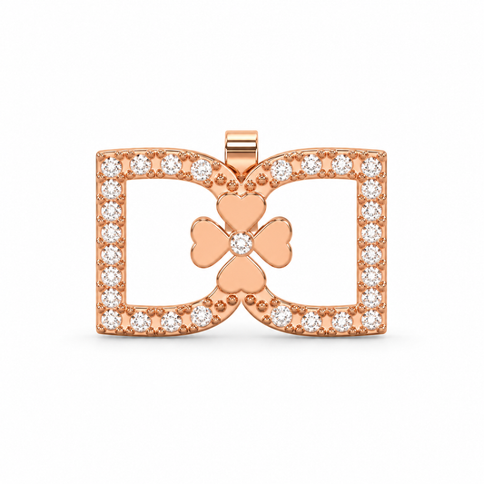 DD Ohrringe Diamant - Roségold