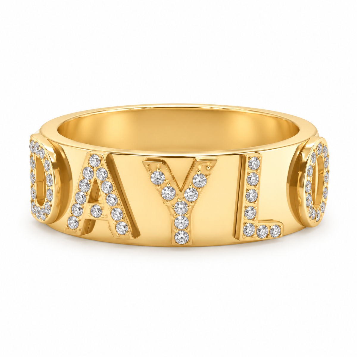 Signatur Diamantring - Gold