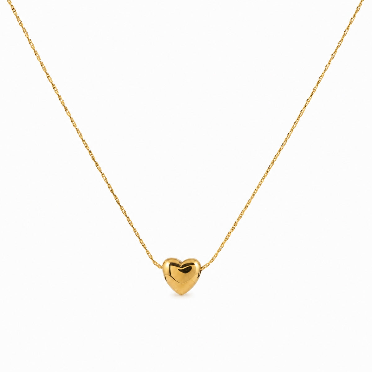 Hjärthalsband Petit - Guld