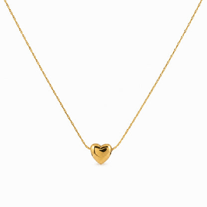 Hjärthalsband Petit - Guld