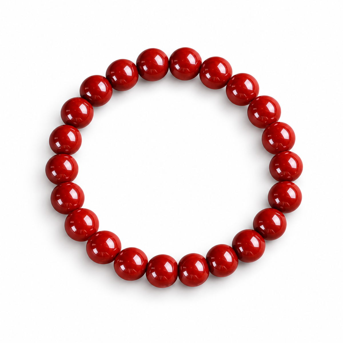 Rubi Perlenarmband – Rot / 6 MM