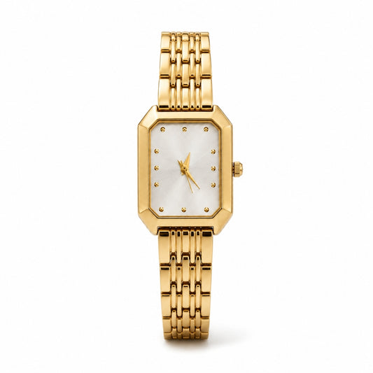 Amara Uhr - Gold / Weiß