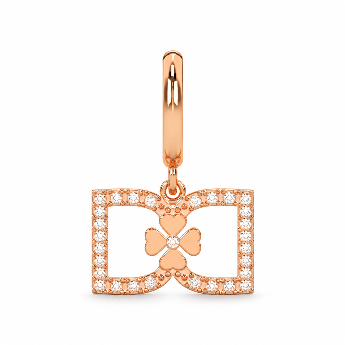 DD Creolen Diamant - Roségold