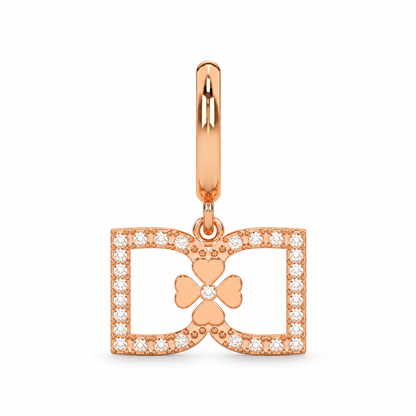 DD Creolen Diamant - Roségold