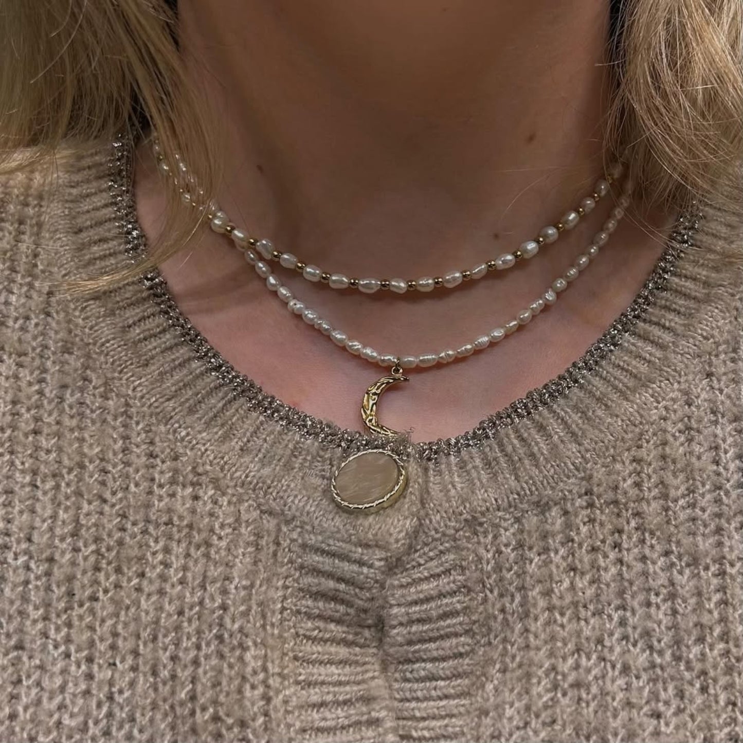 Violet Ketting - Goud